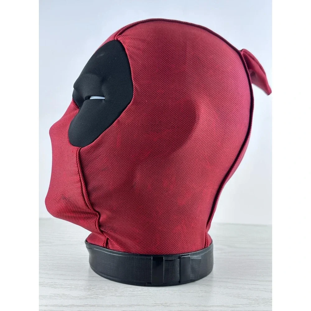 Deadpool Mask Cosplay Costume Accessory Red Black Full Head ‎ Working